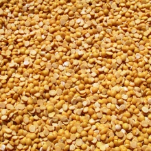 Groats yellow peas.  ground chipped